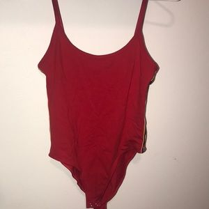 Super sexy red body suit